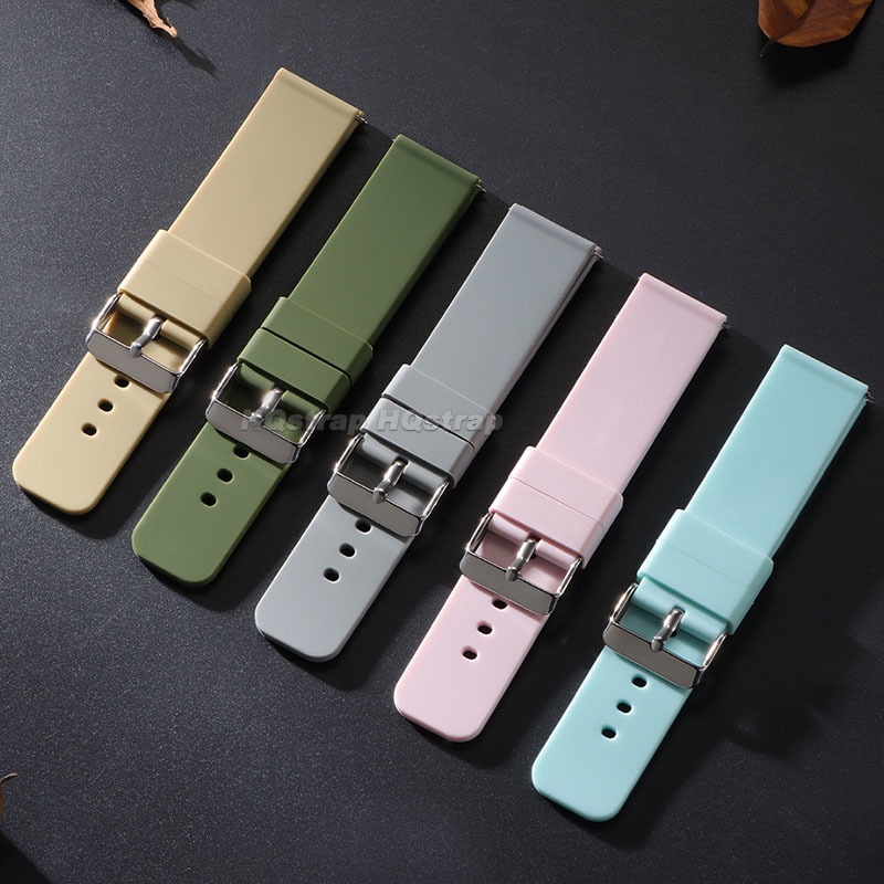 Silicone Strap 12mm 14mm 16mm  - Canvas Strap Watch recension och pris