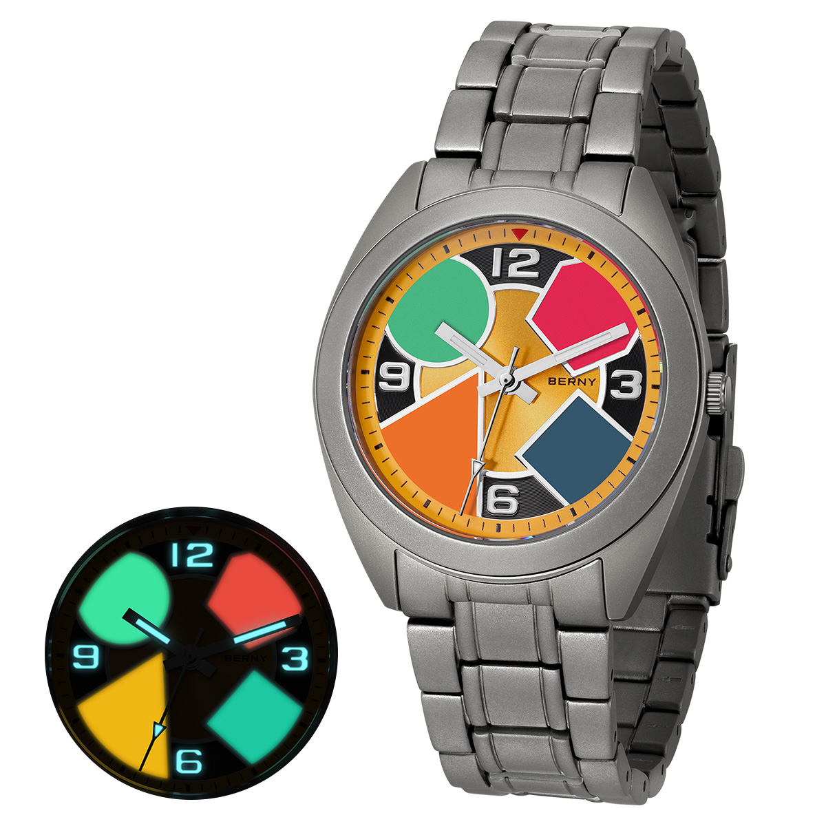 BERNY Titanium Watch For Men A - Rolex Watch Submariner recension och pris