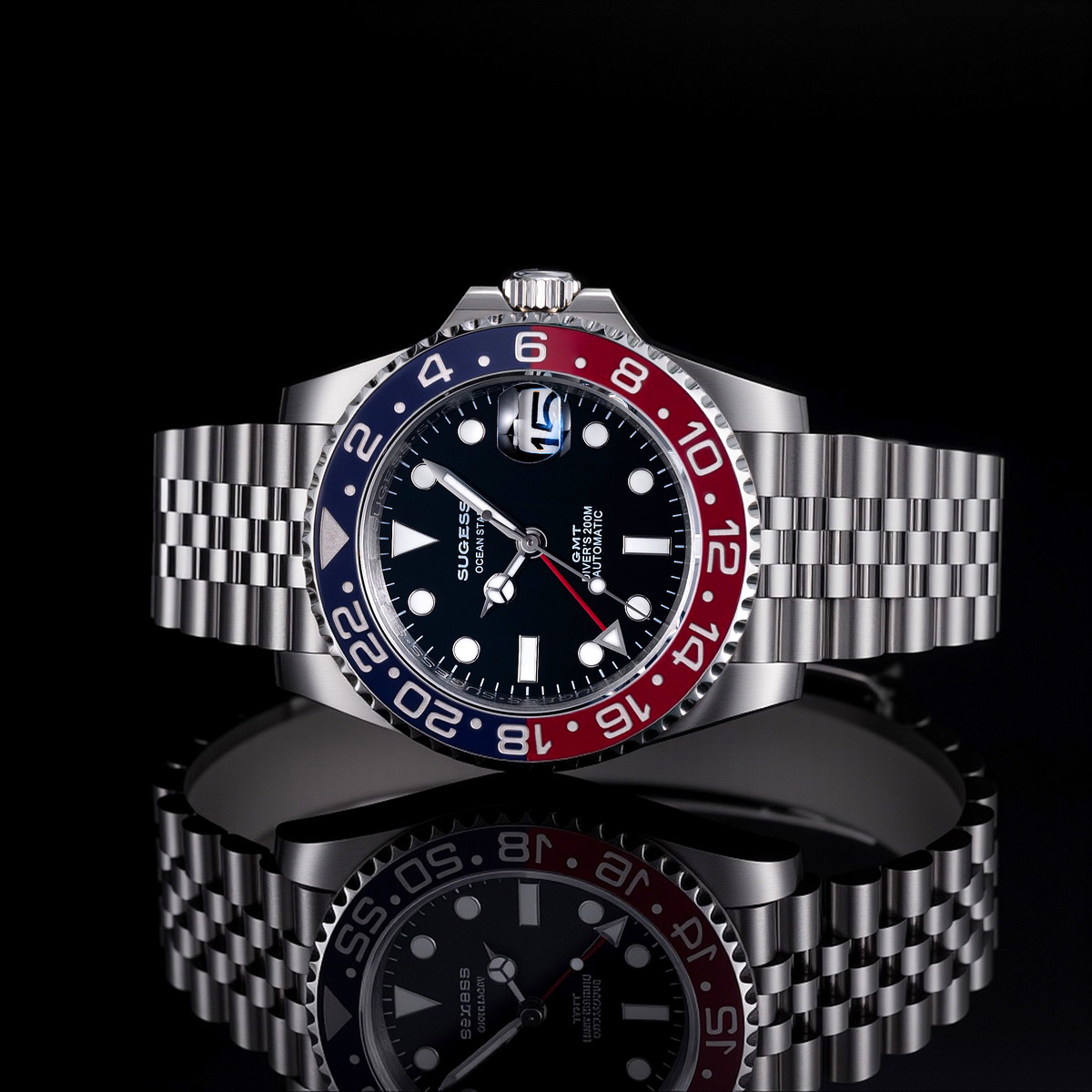 Sugess GMT Diving Watch of Men - Rolex Watch Submariner recension och pris