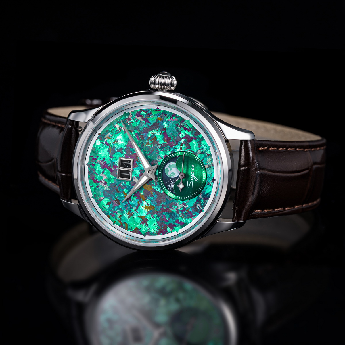 Sugess Watch of Men Moonphase  - Seiko Watch Presage recension och pris