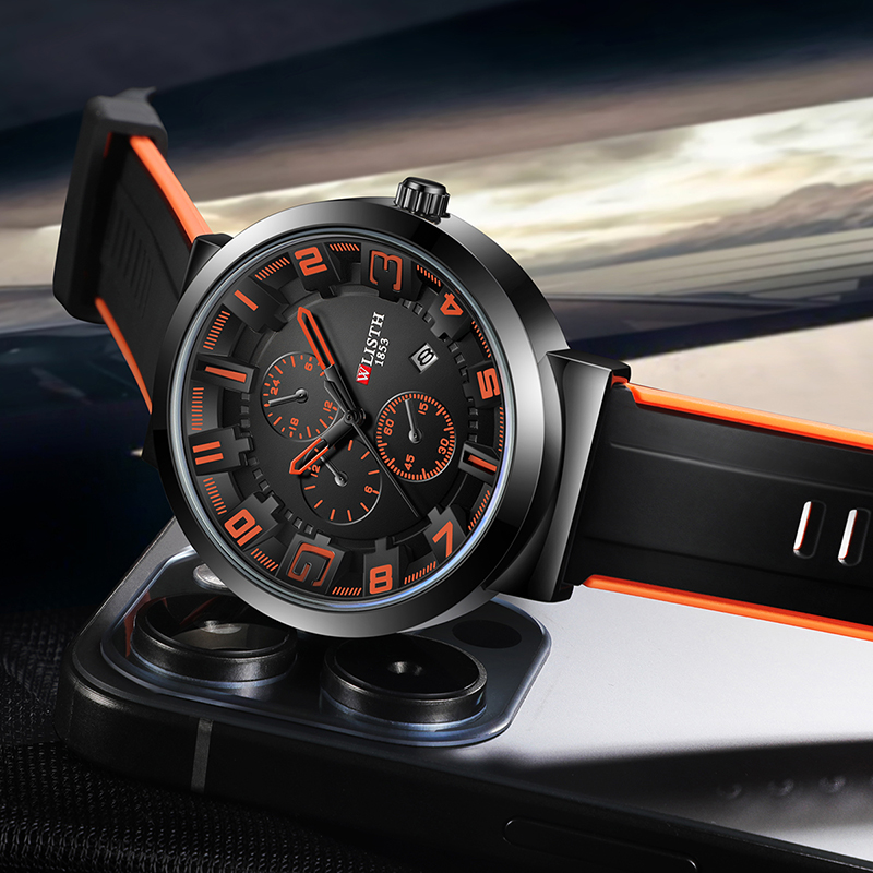 WLISTH Retro Men's Watches Spo - Leather Watch Band Men recension och pris